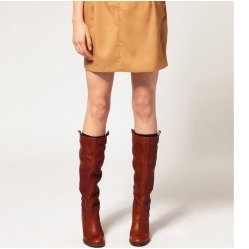 MADEWELL 1937 English Saddle Archive Leather Tall Riding Boots sz 8.5 Equestrian - Picture 13 of 17